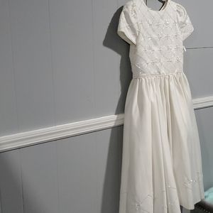 Gorgeous Girl's Dress pearls/ sequin sz 14
